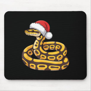 Christmas Ball Python Ugly Xmas Sweater Snake Love Mouse Pad