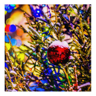 Christmas Ball Red Acrylic Print