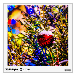 Christmas Ball Red Wall Sticker