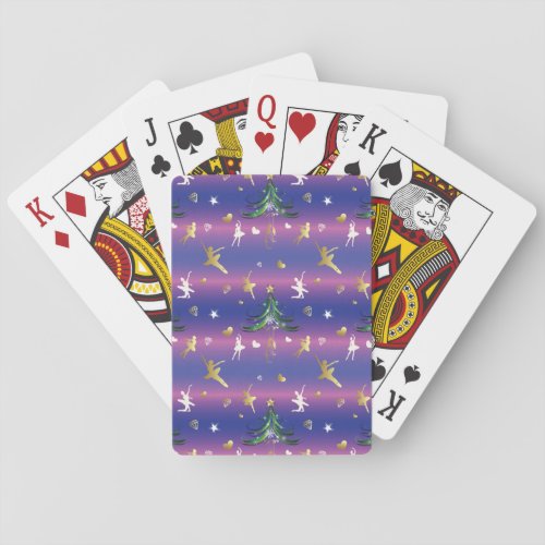 Christmas Ballerina _ Ballet Dancer Poker Cards