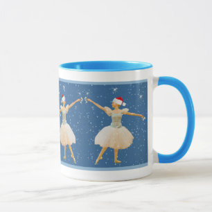 Christmas Ballerina with Castanets Mug