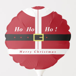 Christmas Balloon Funny Santa Claus Design