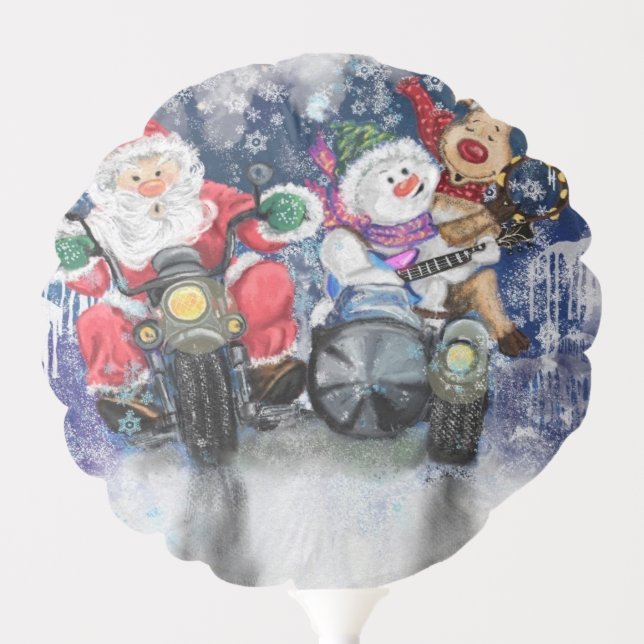 Christmas Balloon Happy Christmas Friends (Front)