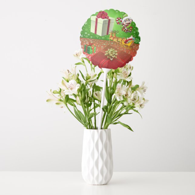 Christmas Balloons, Elf Balloon (Vase)