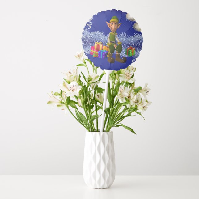 Christmas Balloons, Elf Balloon (Vase)