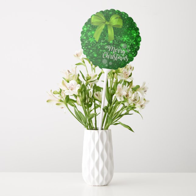 Christmas Balloons, Merry Christmas Balloon (Vase)