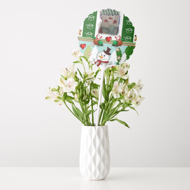 Christmas Balloons, Snowman Balloon (Vase)
