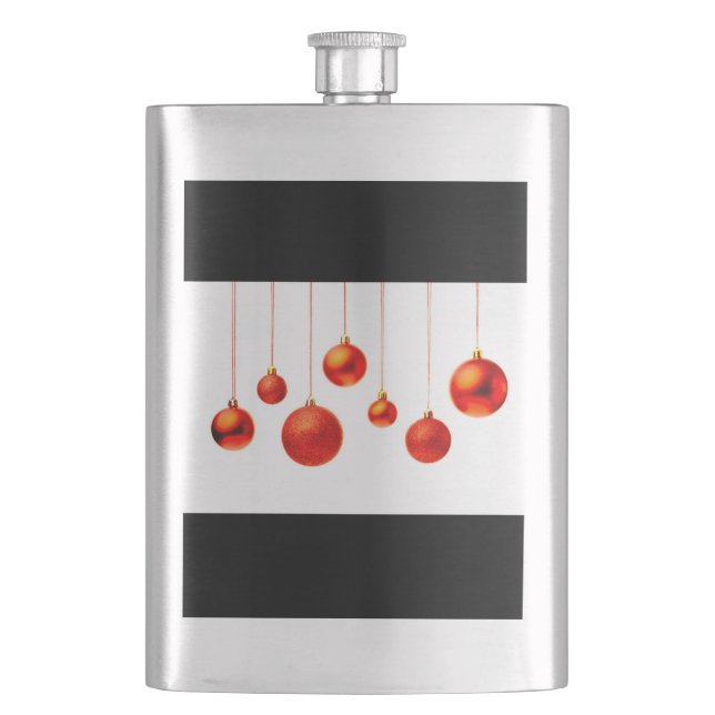 Christmas Balls Flask (Front)