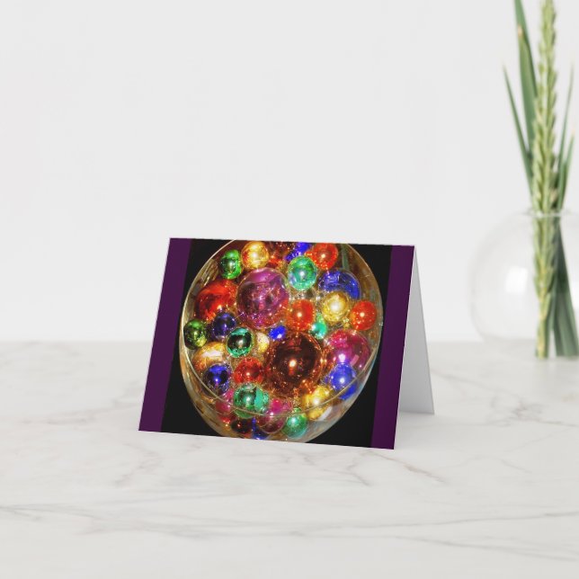 CHRISTMAS BALLS GIFT CARD (Front)
