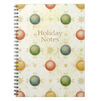 Christmas Balls Notebook by daltrOndeLightSide at Zazzle