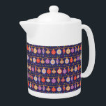 Christmas balls teapot<br><div class="desc">Christmas garlands from bright multicolored balls</div>