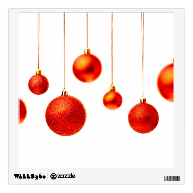 Christmas Balls Wall Decal (Front)
