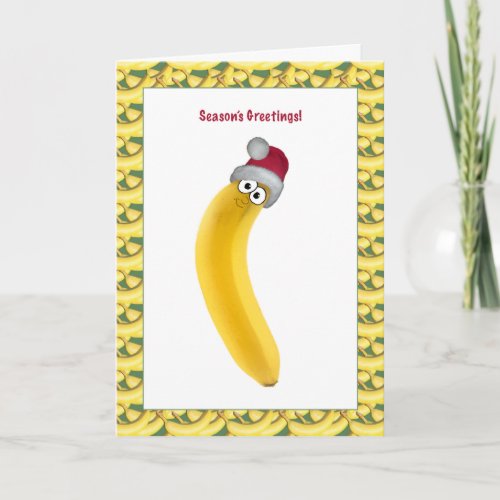 Christmas Banana Holiday Card