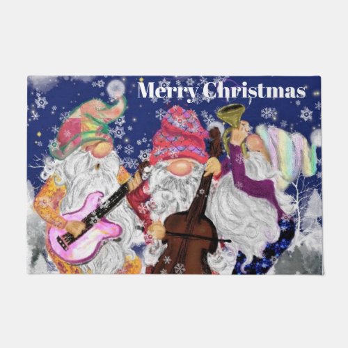 Christmas Band _ Happy Song Doormat