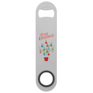 Christmas Bare Branch Tree - Merry Christmas Bar Key