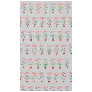 Christmas Bare Branch Tree - Merry Christmas Tablecloth