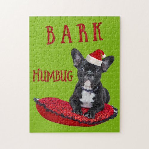 Christmas BARK Humbug French Bulldog Puzzle