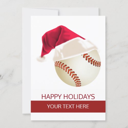 Christmas baseball Ball Santa Hat cards