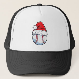 Christmas Baseball Ball Santa Hat Xmas Boys Catche