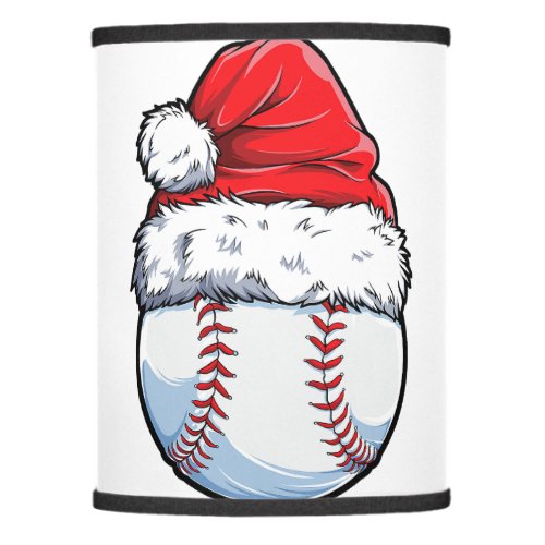 Christmas Baseball Ball Santa Hat Xmas Boys Catche Lamp Shade
