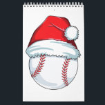Christmas Baseball  For Kids Men Ball Santa Pajama Calendar<br><div class="desc">Score a home run in style with our 'Christmas Baseball Santa Pajama.' Perfect for kids and men who love both baseball and the holiday season.</div>