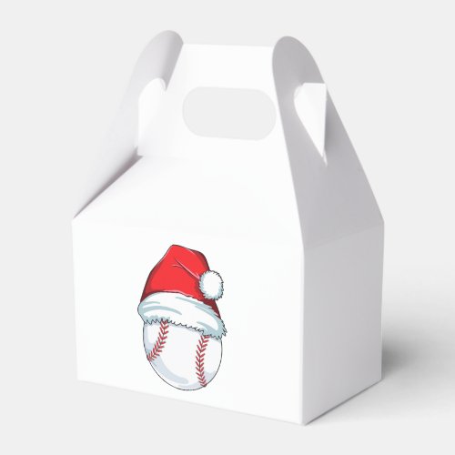 Christmas Baseball  For Kids Men Ball Santa Pajama Favor Boxes