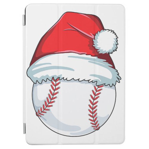 Christmas Baseball  For Kids Men Ball Santa Pajama iPad Air Cover