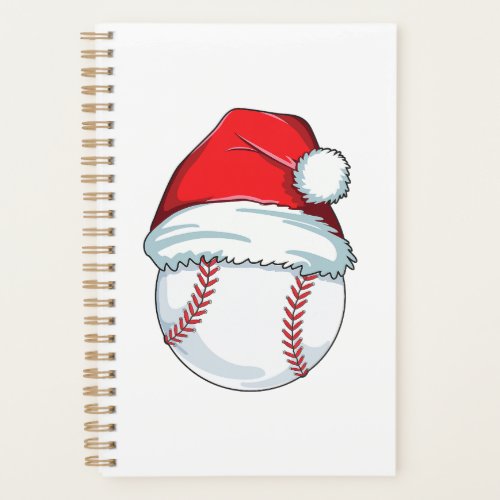 Christmas Baseball  For Kids Men Ball Santa Pajama Planner