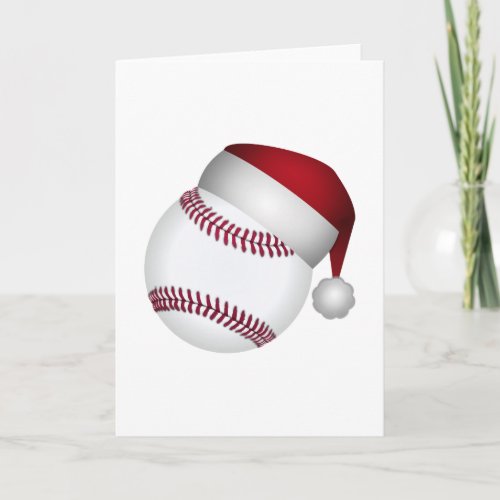 Christmas Baseball Holiday Card
