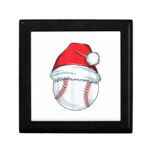 Christmas Baseball Santa Hat Ball Kids Boys Men Gift Box