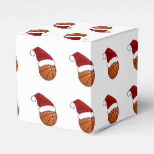 Christmas Basketball Favor Boxes