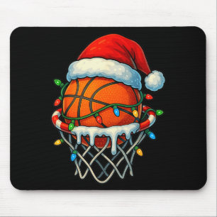 Christmas Basketball Ice Cream Drip For Boys Kids  Mouse Pad