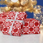 Christmas Basketball Snowflake Red and White Wrapping Paper<br><div class="desc">Add a fun special touch to any Christmas gift for basketball players and fans! Featuring a festive red and white checkered pattern with a red basketball on the white squares and a snowflake on the red squares. Great for giving gifts to basketball players during the Christmas and holiday season!</div>