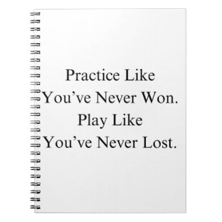 Christmas Basketball Team With Motivational Quote Notebook