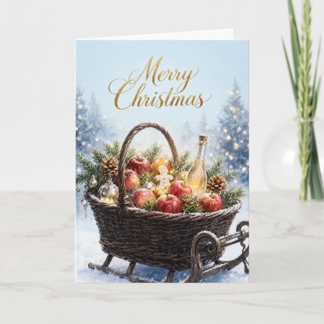 Christmas Baskets Card (Front)