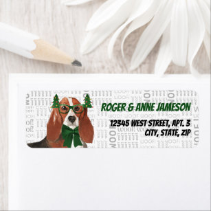 Basset Hound Return Address Labels | Zazzle