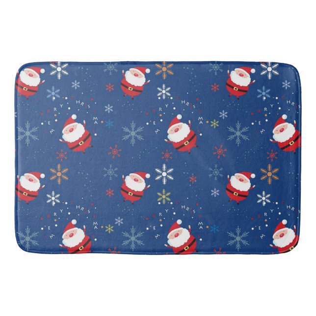 Christmas Bath Mat/Santa Bathroom Mat (Front)