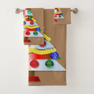 Christmas Bath Towel Sets