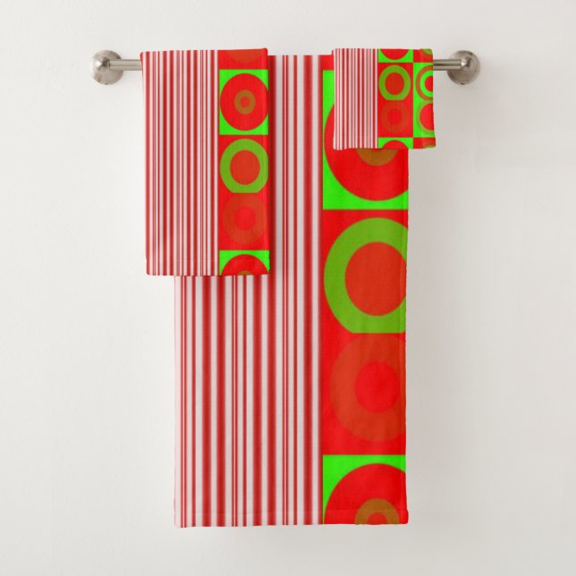 Christmas Bath Towel Sets (Insitu)