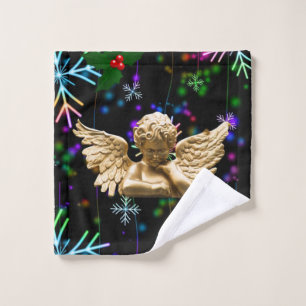 Christmas Bath Towel Sets, Christmas Angel