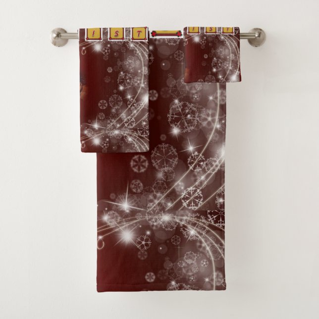 Christmas Bath Towel Sets, Jesus Christ (Insitu)