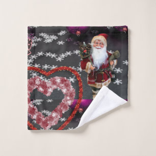 Christmas Bath Towel Sets, Santa