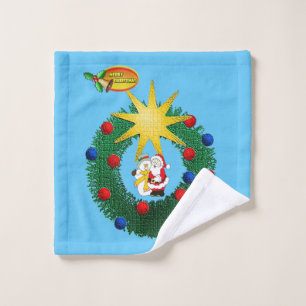 Christmas Bath Towel Sets, Snowman
