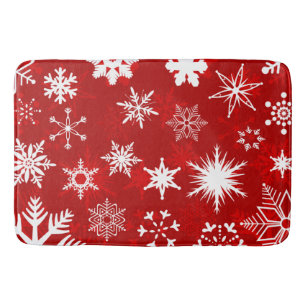 Christmas bathroom decor mat