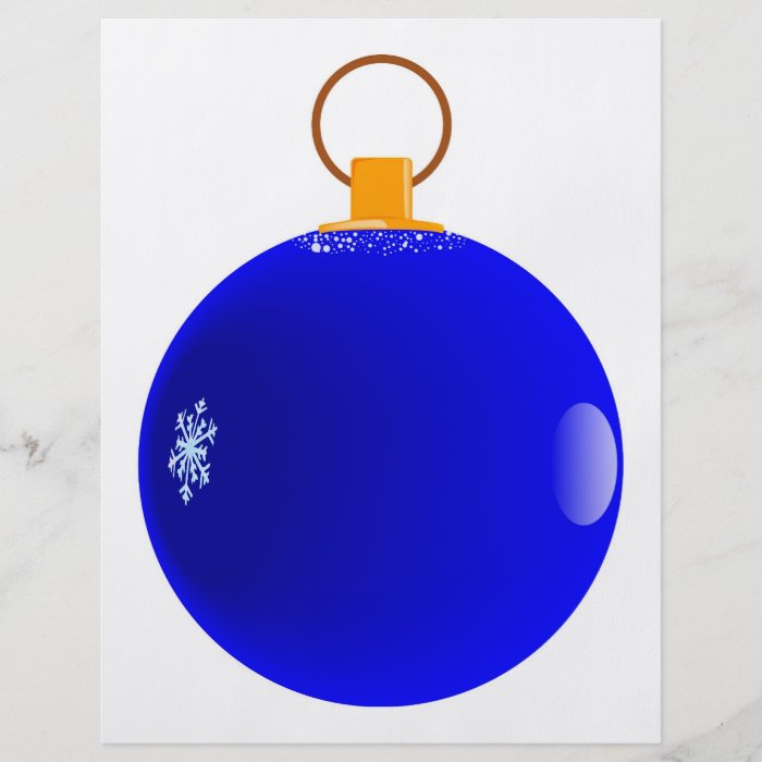 Christmas Bauble Flyer.