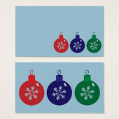 Christmas Baubles (Front & Back)