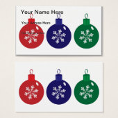 Christmas Baubles (Front & Back)