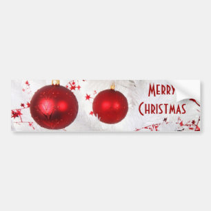 Christmas Baubles Bumper Sticker