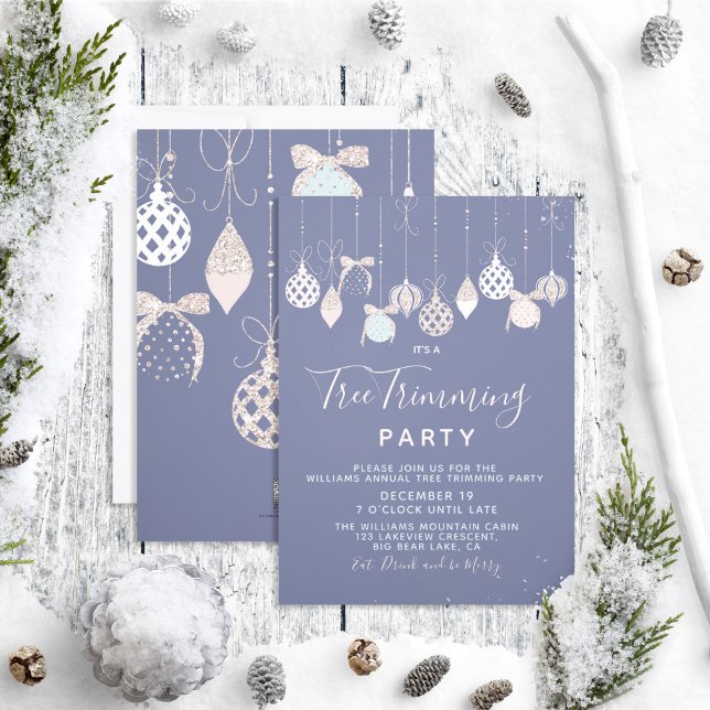 Christmas Baubles Holiday Tree Trimming Party (Creator Uploaded)