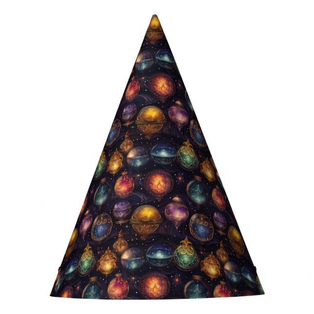 Christmas Baubles Party Hat (Front)